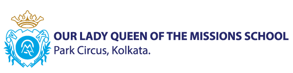 Our Lady Queen Of The Missions School, Beck Bagan, Ballygunge, Kolkata, School Logo