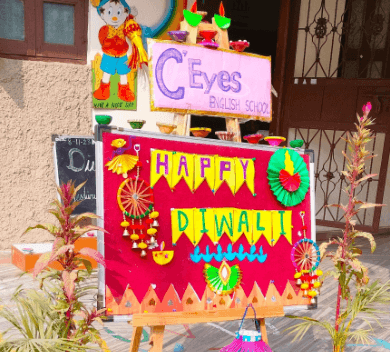 C Eyes English School, Pune logo