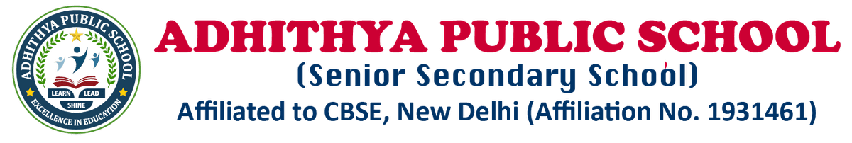 Adhitya Public School,Sholinganallur, Chennai, School Logo