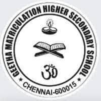 Geetha Matriculation Hr Sec School Guindy, Chennai logo