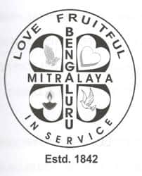 mithralaya girl high school, Sampangi Rama Nagar, Bengaluru, school logo