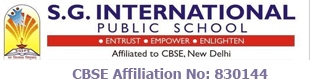 S G International Public School, Hennur, one of the top cbse school in Bengaluru