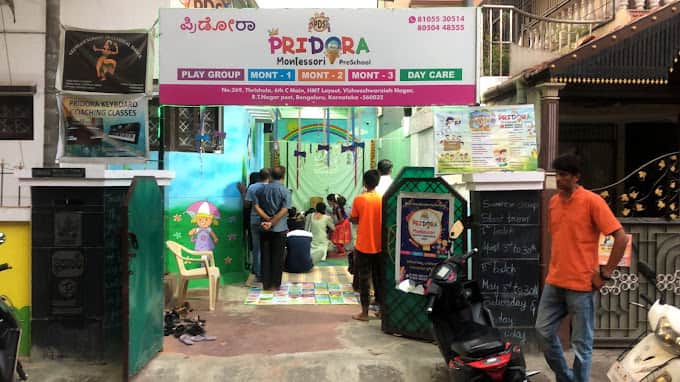 Pridora Montessori Preschool, Whitefield, one of the famous school in Bengaluru