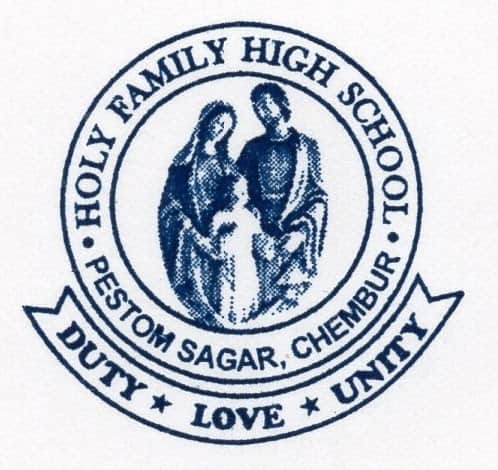 Holy Family School, Pestom Sagar Colony, Ghatkopar East, Mumbai School Logo