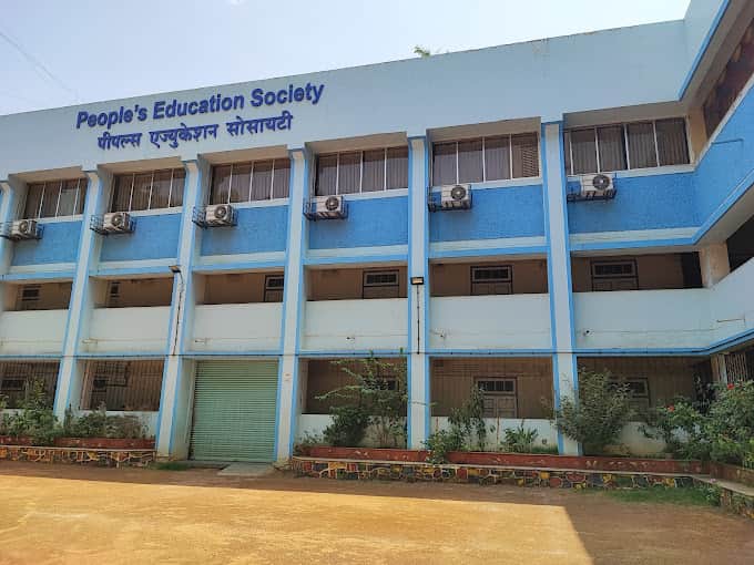 Peoples Education Societys Secondary English Medium School, Hindu Colony, Dadar, Mumbai School Logo