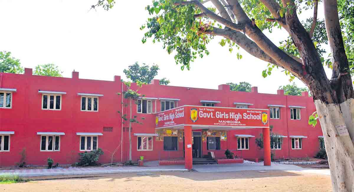 Mehboobia Girls High School Basheer Bagh, Hyderabad logo