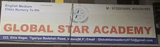 Global Star Academy School, one of the famous state board school in Indore