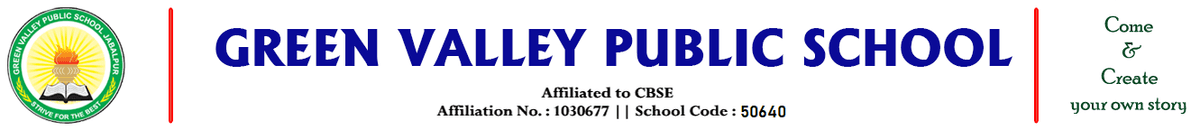 GREEN VALLEY PUBLIC SCHOOL Karmeta, Jabalpur logo