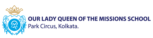 Our Lady Queen Of The Missions School, Beck Bagan, Ballygunge, Kolkata, School Logo