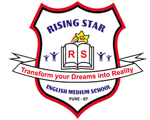 Rising star school and junior college, Wagholi, Pune, School Logo