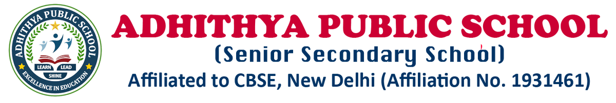 Adhitya Public School,Sholinganallur, Chennai, School Logo