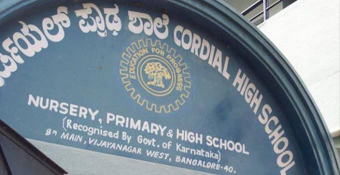 Cordial high school, Malleshwaram, one of the top cbse school in Bengaluru