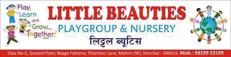 Little Beauties Playgroup & Nursery, one of the top pre school in Mumbai