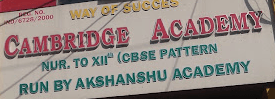 Cambridge International School, one of the famous state board school in Indore