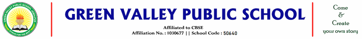 GREEN VALLEY PUBLIC SCHOOL, Karmeta, Jabalpur logo