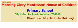 MORNING GLORY MONTESSORI HOUSE OF CHILDREN Ballygunge, School Logo