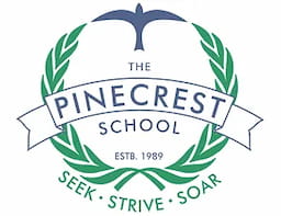 Pine Crest School, Wazirabad, Sector 52, School Logo.