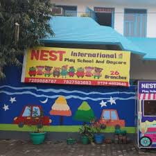 Nest Preschool, Sector 14, DLF Colony, School Logo.