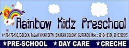 Rainbow Kidz Pre School, Dharam Colony, Palam Vihar Extension, School Logo.