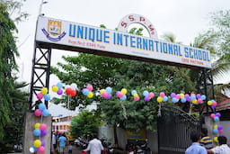 Unique International School,Lohagaon,Pune, School Logo