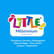 Little Millennium Pre-school & Day Care, Mukund nagar,pune, School Logo