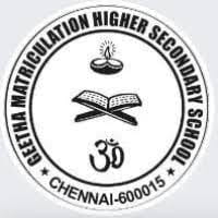 Geetha Matriculation Hr sec school ,Saidapet,Chennai, School Logo