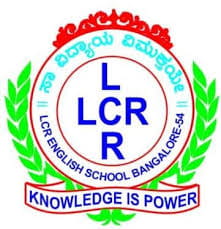 LCR English school, YASHWANTAPURA, Mathikere, school logo