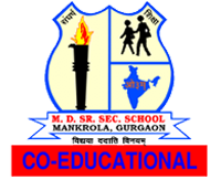 M D Senior Secondary School, Gurugram, School Logo.