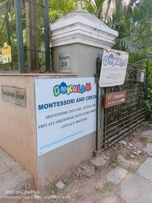 Gokulam Montessori And Creche Vasanth Nagar gallery image 5