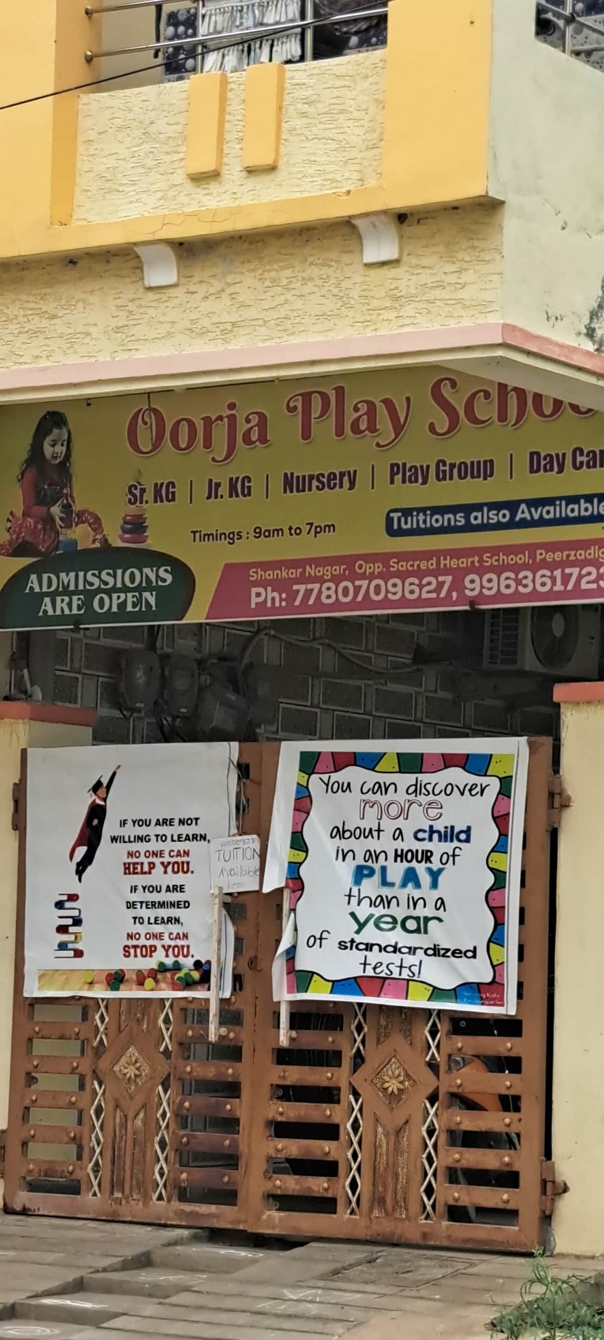 Oorja Smart Kids Playschool Peerzadiguda Oorja Smart Kids Playschool Peerzadiguda