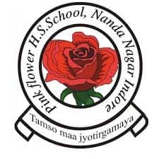 Pink Flower Higher Secondary School, Indore, school logo Pink Flower Higher Secondary School, Indore, school logo