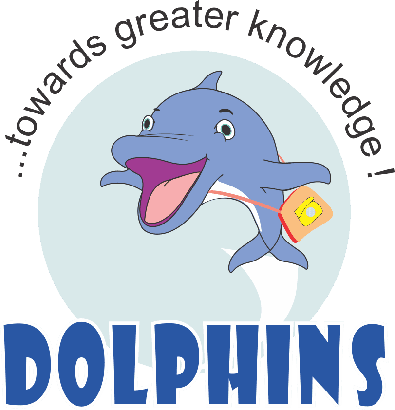 Dolphins international school Malviya Nagar, Jaipur, School logo Dolphins international school Malviya Nagar, Jaipur, School logo