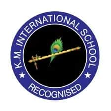 K.M.International School, Hastsal, delhi K.M.International School, Hastsal, delhi logo